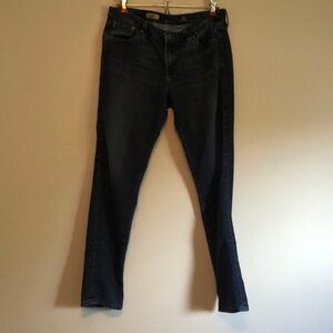 AG ADRIANO GOLDSCHMIED Jeans, The Stilt, Cigarette Leg, size 31R, dark wash